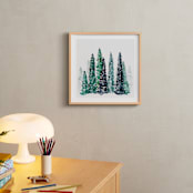 "Scenic Route" - Art Print in White by Kelsey McNatt - In a Room