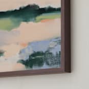 "Quiet Afternoon" - Art Print in Lavender by Maggie Sackmann - Frame Close-up