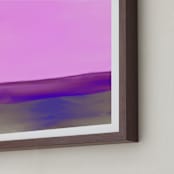 "Is it water?" - Art Print in Pinky by Ashley Ottinger - Frame Close-up