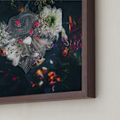 "Dark Spring" - Art Print in Spring Black by Augusto Paolo Bringas Dizon - Frame Close-up