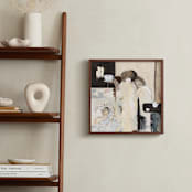 "Nature Does Not Hurry" - Art Print in pale yellow by Mary Ketch - In a Room