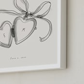 "Locket: Custom Print" - Custom Print in Cream by Ani Somi - Frame Close-up