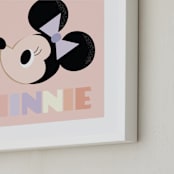 "Minnie" - Art Print in Blush by Angela Thompson - Frame Close-up
