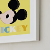 "Mickey" - Art Print in Sunshine by Angela Thompson - Frame Close-up