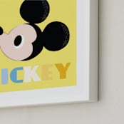 "Mickey" - Art Print in Sunshine by Angela Thompson - Frame Close-up