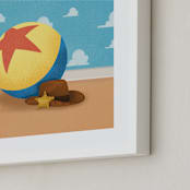 "You Got a Friend in Me" - Art Print in Sky by Ana Peake - Frame Close-up