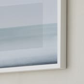 "Still Here" - Art Print in Sky by Irene Suchocki - Frame Close-up