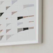 "Insight" - Art Print in Desert rose by Jennifer Morehead - Frame Close-up
