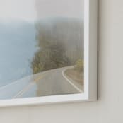"Traveler II" - Art Print in Sky by Shawna Urban - Frame Close-up