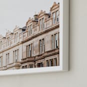 "Glasgow" - Art Print in Stone by Heather Deffense - Frame Close-up