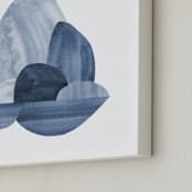 "Precipice 1" - Art Print in Deep Sea by Olivia Raufman - Frame Close-up