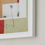 "California Abstract 1" - Art Print in Warm Multi by Shannon Howard - Frame Close-up