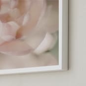 "You Make Me Blush" - Art Print in Rose by Helen Makadia - Frame Close-up