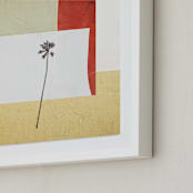 "California Abstract 3" - Art Print in Warm Multi by Shannon Howard - Frame Close-up