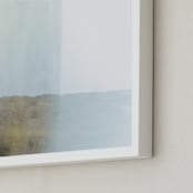 "Traveler I" - Art Print in Sky by Shawna Urban - Frame Close-up