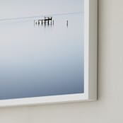 "sea dreams" - Art Print in Blue by Maggy Morrissey - Frame Close-up