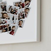 "Heart Snapshot Mini: Framed Photo" - Framed Photo in White by Minted - Frame Close-up