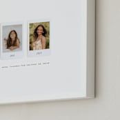 "Two Photo: Square Framed Photo" - Framed Photo in White by Olivia Kanaley Inman - Frame Close-up