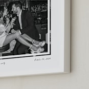 "Artifact: Square Framed Photo" - Framed Photo in Charcoal by Snow and Ivy - Frame Close-up
