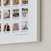 "Twelve Photo: Square Framed Photo" - Framed Photo in White by Olivia Kanaley Inman - Frame Close-up