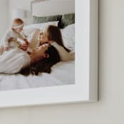 "The Big Picture: Mother's Day Framed Photo" - Framed Photo in White by Minted - Frame Close-up