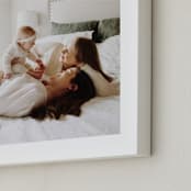 "The Big Picture: Mother's Day Framed Photo" - Framed Photo in White by Minted - Frame Close-up
