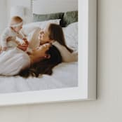 "The Big Picture: Mother's Day Framed Photo" - Framed Photo in White by Minted - Frame Close-up