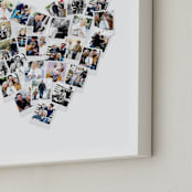 "Heart Snapshot Mix® Photo Art" - Framed Photo in White by Minted - Frame Close-up