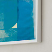 "filtered 2" - Art Print in cobalt by Kate Capone - Frame Close-up