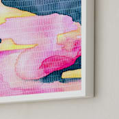 "Close" - Art Print in Cerise by Kerry Doyle - Frame Close-up