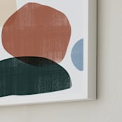 "offset" - Art Print in White by Lindsay Stetson Thompson - Frame Close-up