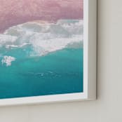 "Secret Cove" - Art Print in Color by Jessica C Nugent - Frame Close-up