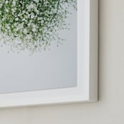 "Gypsophila" - Art Print in emerald green by Marabou Design - Frame Close-up