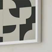 "Off The Grid 03" - Art Print in Vintage by Jennifer Morehead - Frame Close-up
