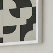 "Off The Grid 03" - Art Print in Vintage by Jennifer Morehead - Frame Close-up