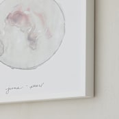"June - Pearl" - Art Print in Pearl by Naomi Ernest - Frame Close-up