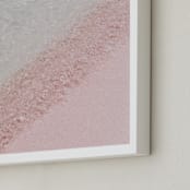 "Dreams Like Water" - Art Print in Light Pink by Katie Doherty - Frame Close-up