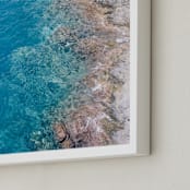 "Turquoise II" - Art Print in Mediterranean by lulu and isabelle - Frame Close-up