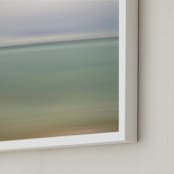 "Twisted Horizon" - Art Print in Seafoam by amanda cunningham - Frame Close-up