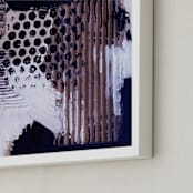 "Trip" - Art Print in mauve by Amanda Phelps - Frame Close-up