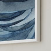 "Sky Pebbles 4" - Art Print in Sea, Sky, Pebbles by Jenny Phillips - Frame Close-up