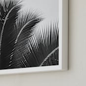 "Afternoon Calm" - Art Print in Black and White by Jessica C Nugent - Frame Close-up