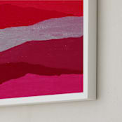 "reverse shades" - Art Print in magenta by Baumbirdy - Frame Close-up