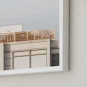 "City squares 2" - Art Print in Desert by Lisa Sundin - Frame Close-up