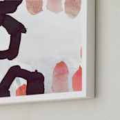 "rhythm" - Art Print in Ink by Kelly Ventura - Frame Close-up
