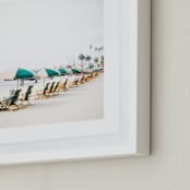 "San Diego Winter" - Art Print in sand by Dariela Cruz - Frame Close-up