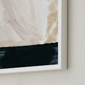 "form" - Art Print in nude by Lauren Packard - Frame Close-up