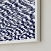 "Dance II" - Art Print in Blue by Kerry Doyle - Frame Close-up