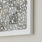 "Earthy Abstract" - Art Print in Sandstone by Tanya Lee Design - Frame Close-up