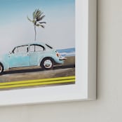 "Turq" - Art Print in Turq by SETH SMITH - Frame Close-up